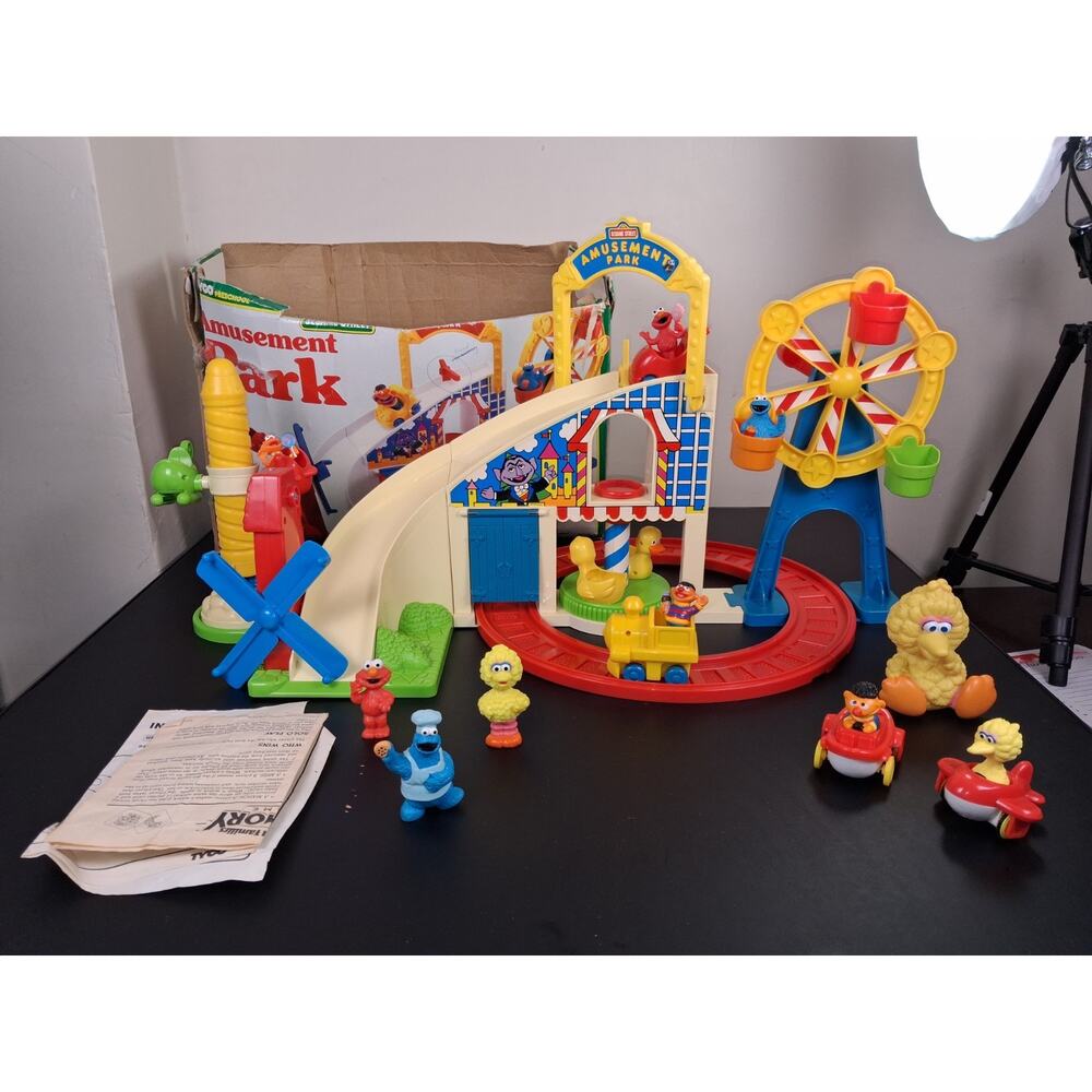Vintage 1995 Tyco Sesame Street Amusement Park Toy